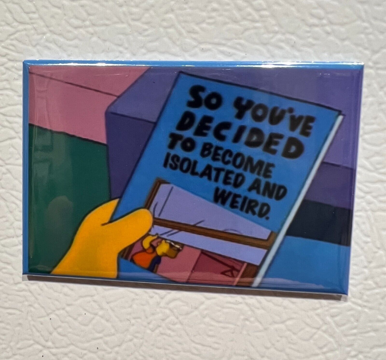 THE SIMPSONS So You\'ve Decided to Become... Photo MAGNET 2x3 Refrigerator Locker