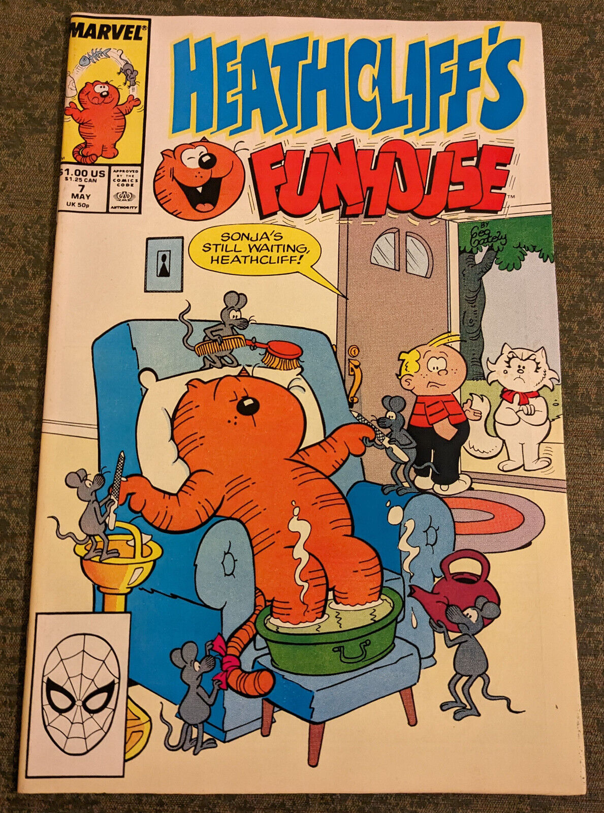 Heathcliff's Funhouse #7 - comic book issue - 1986 - Marvel