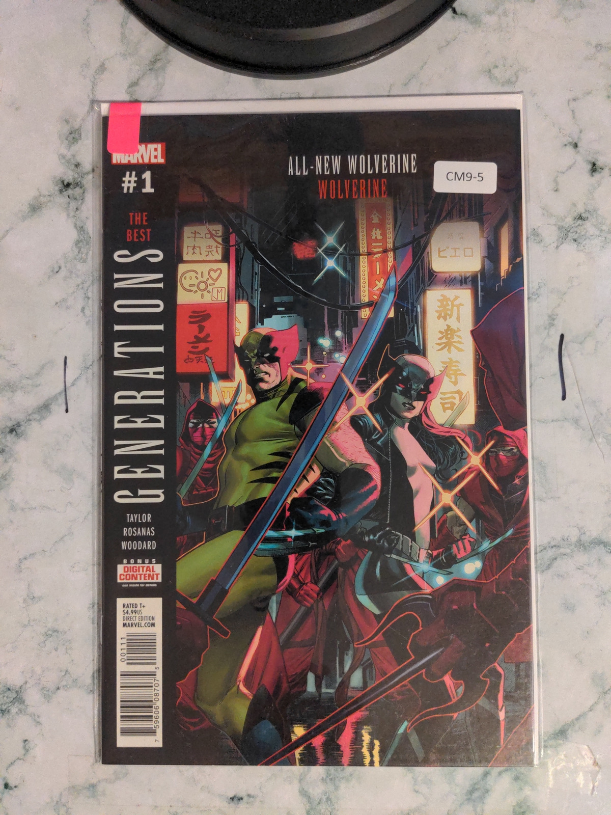 GENERATIONS: WOLVERINE & ALL-NEW WOLVERINE #1 ONE-SHOT 9.4 MARVEL COMIC CM9-5
