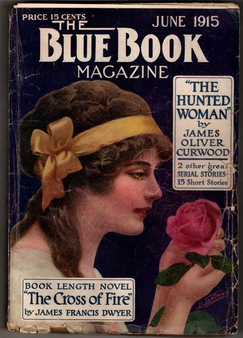 Blue Book Jun 1915 B. Lichtman Cvr; H. Rider Haggard; Albert Payson Terhune