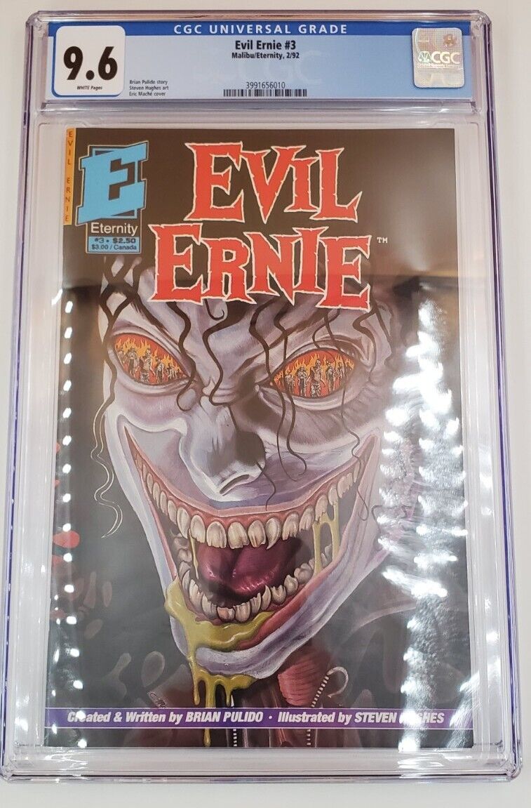 Evil Ernie #3 (1992) CGC Graded 9.6 Lady Death Malibu Eternity Publications