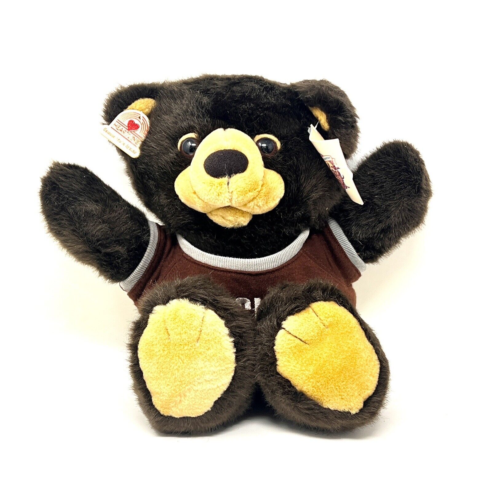 Heartline Coco Hersheys Chocolate Chums Plush Bear 14 inch 1987 Stuffed Animal