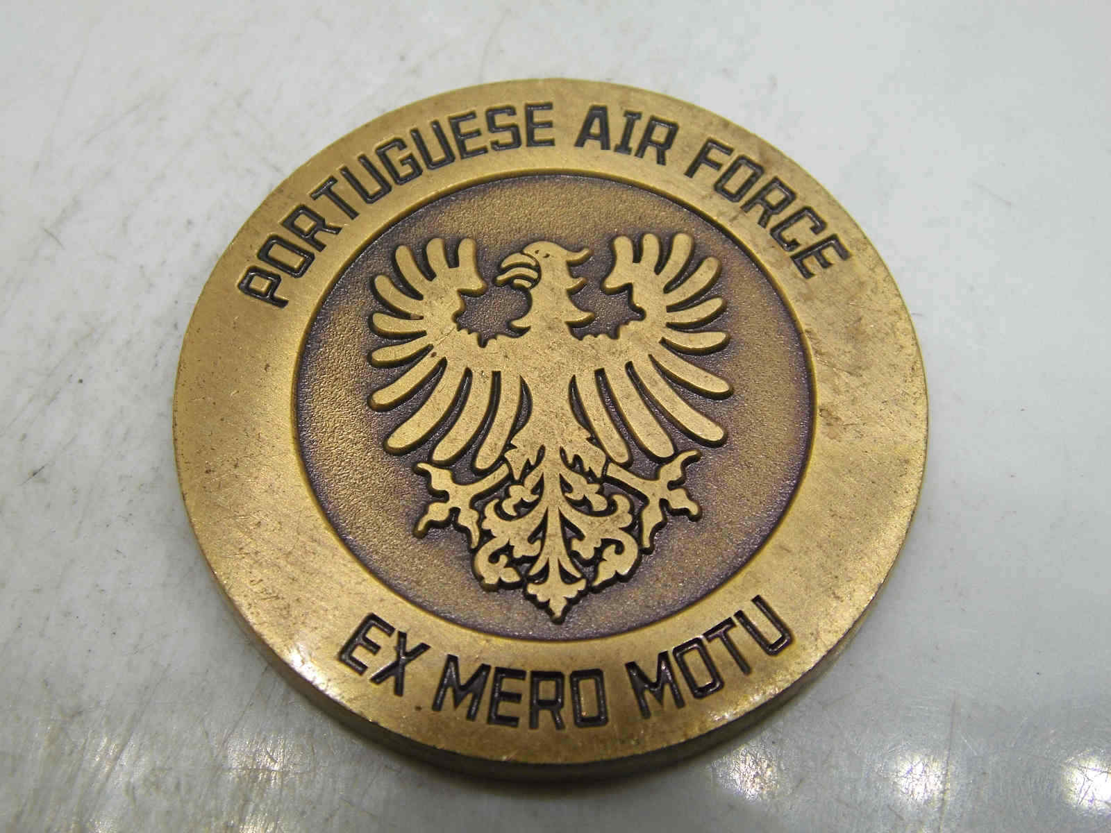 PORTUGUESE AIR FORCE EX MERO MOTU CHALLENGE COIN