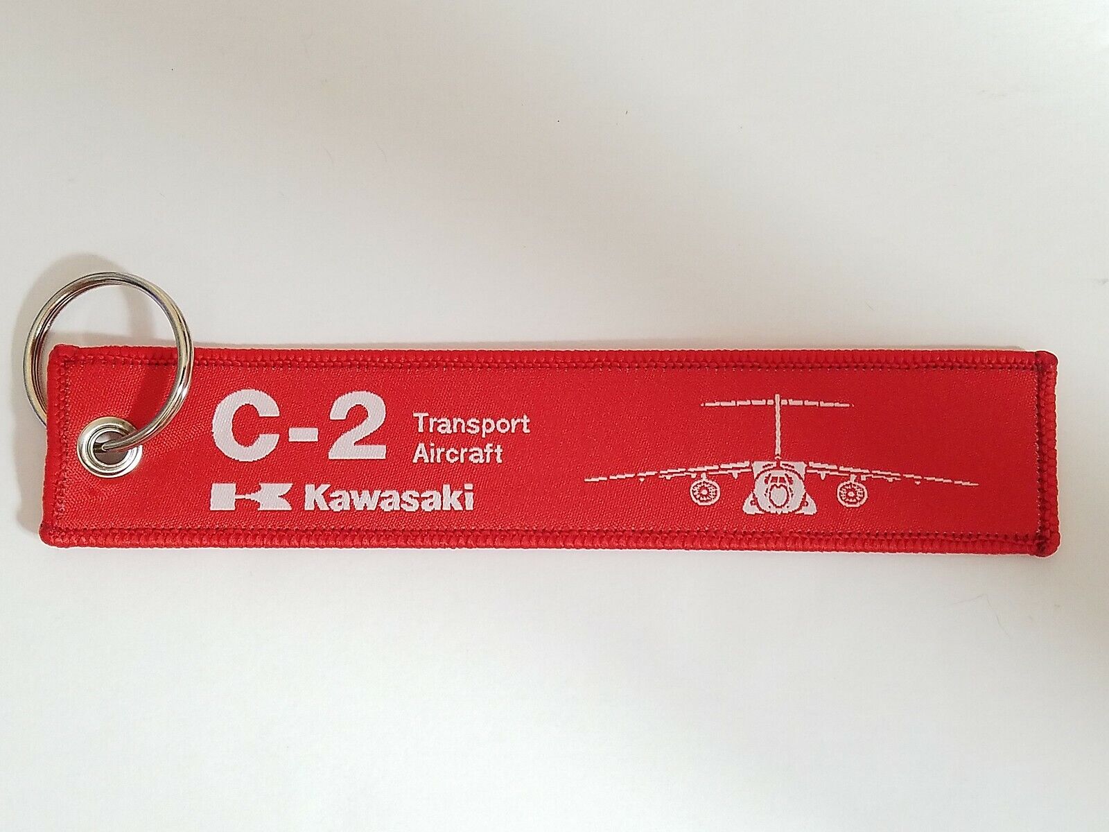 Kawasaki C-2 Transport Aircraft / Red Keychain Military