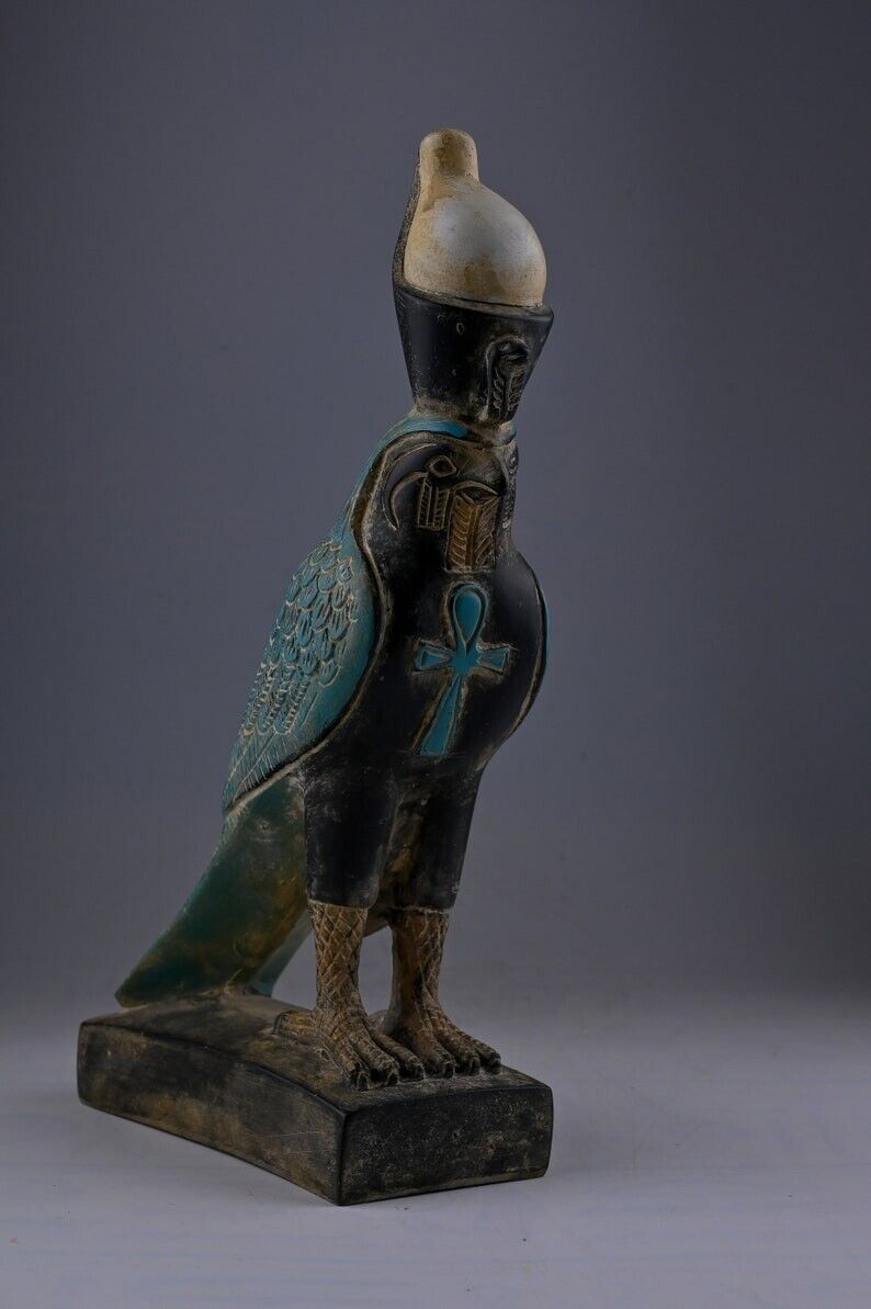 Horus Statue Egyptian Antiquities Ancient Style Pharaonic Falcon God Heavy Bc