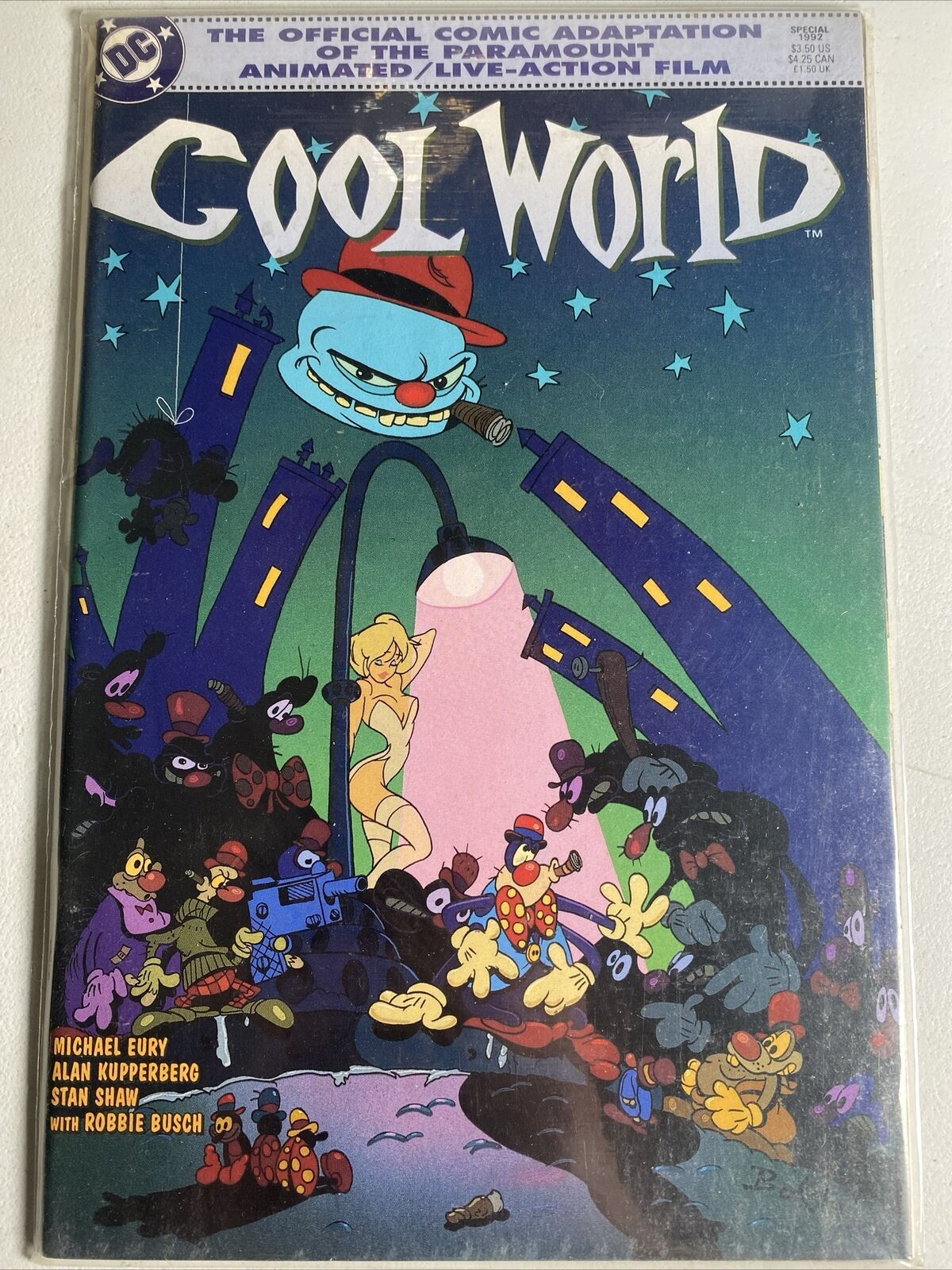 Cool World Movie Adaptation #1 (1992)  DC Comics Rare Bagged