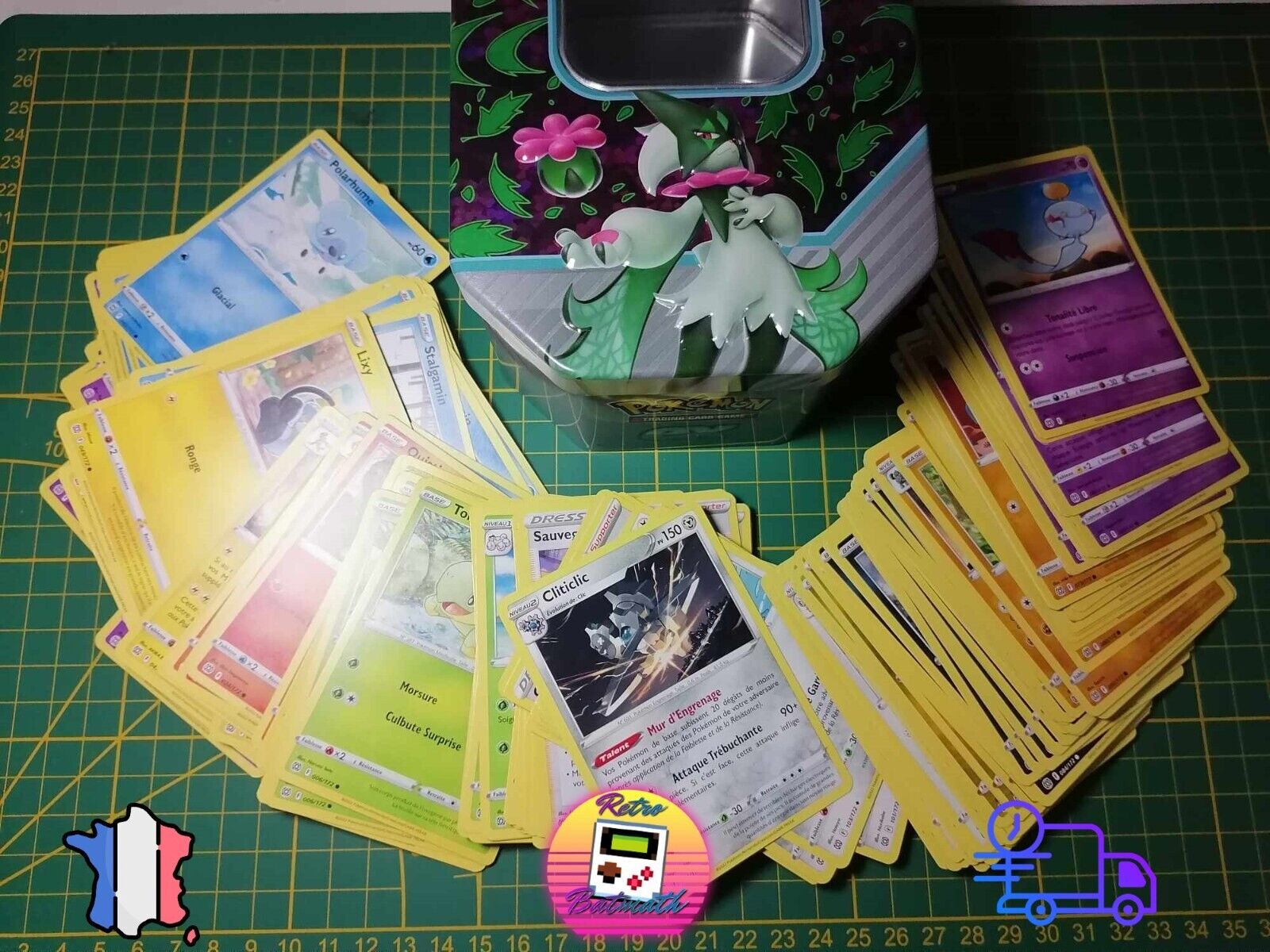 Pokemon Card Lot (x200) . French Without Doubles