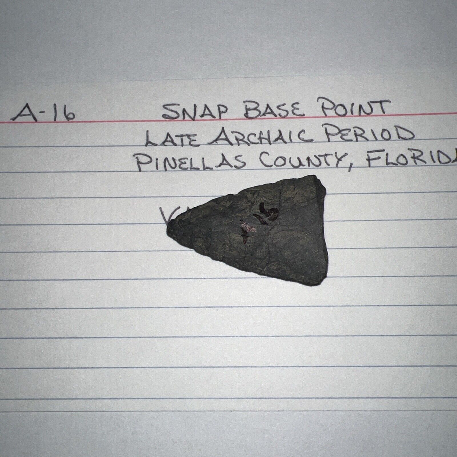 Fine Authentic Florida Snap Base Kirk Point Arrowheads Artifacts