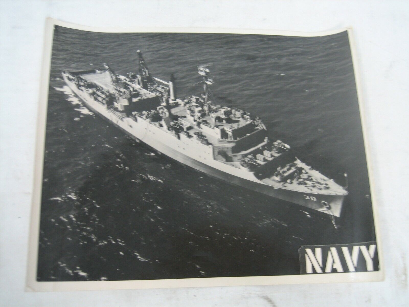 official navy USS fort snelling photo 10x8 lsd-30 1956 vtg picture thomaston