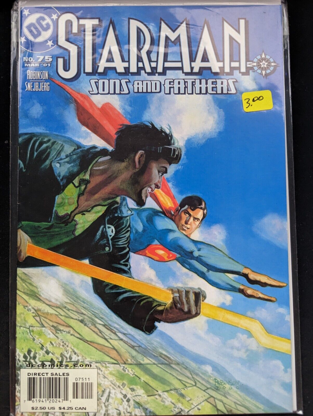 Starman #75 (Mar 2001) - Sons and Fathers, NM/M