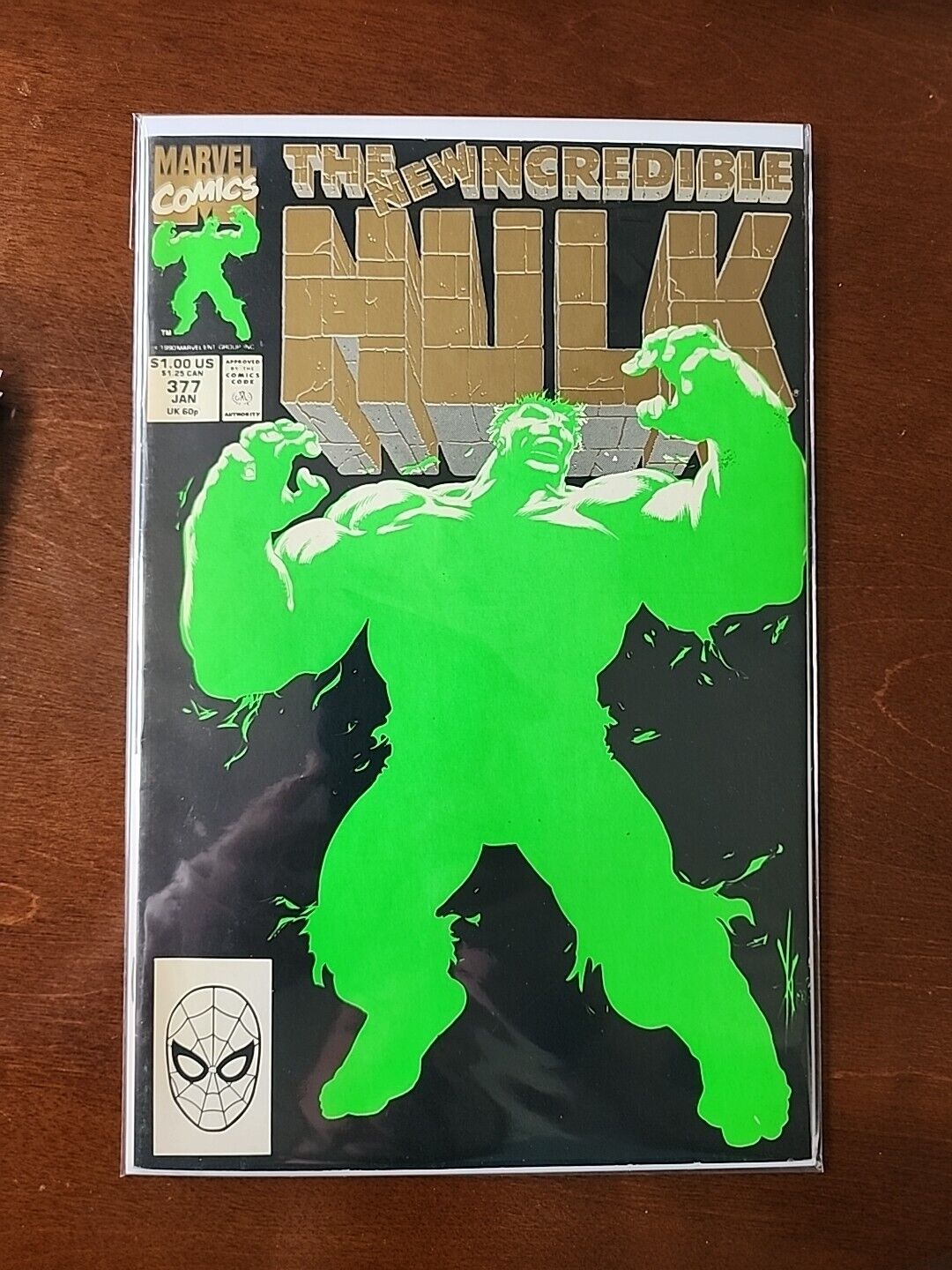 The Incredible Hulk #377, 2nd Print - Marvel Comics, 1990 - NM-
