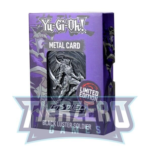 Yugioh Black Luster Soldier Limited Edition Metal Card