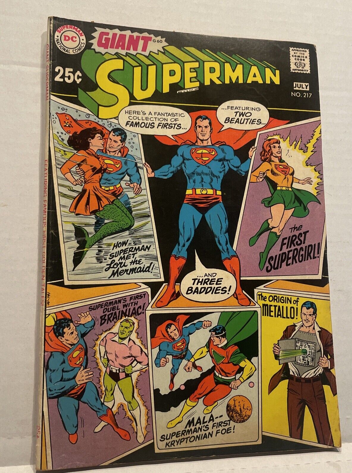 Superman #217 - Jun 1969 - Vol.1 - Giant-Sized Issue   very high grade clean