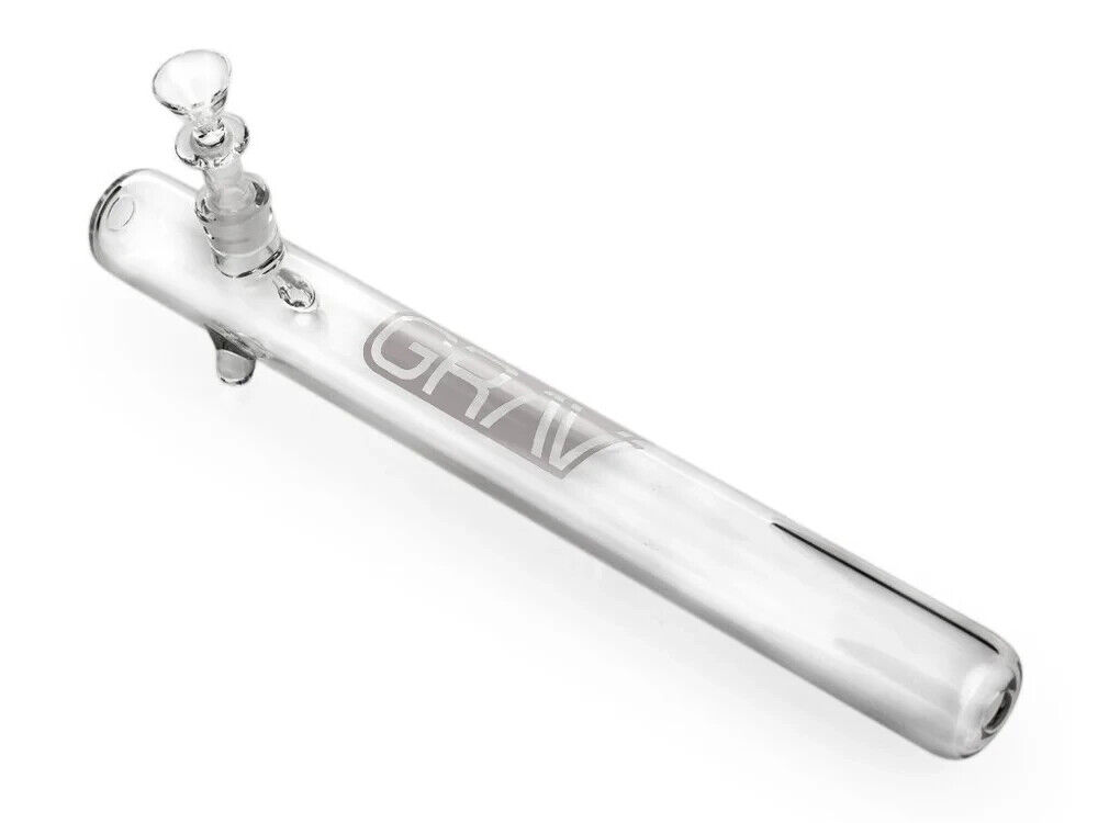 THICK 18in Grav® Labs STEAMROLLER Glass Hand Pipe HEAVY Etch label CLEAR *NEW*