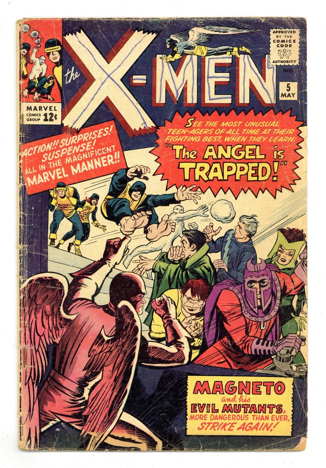 Uncanny X-Men #5 GD- 1.8 1964