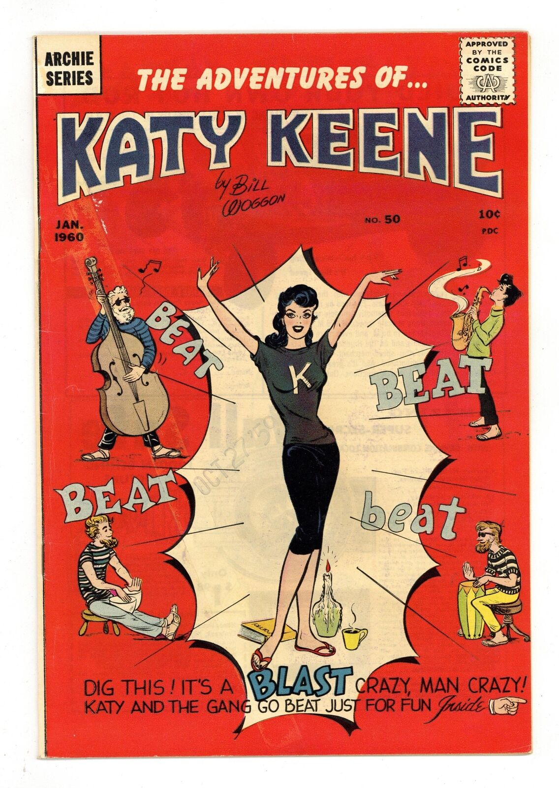 Katy Keene #50 VG 4.0 1960