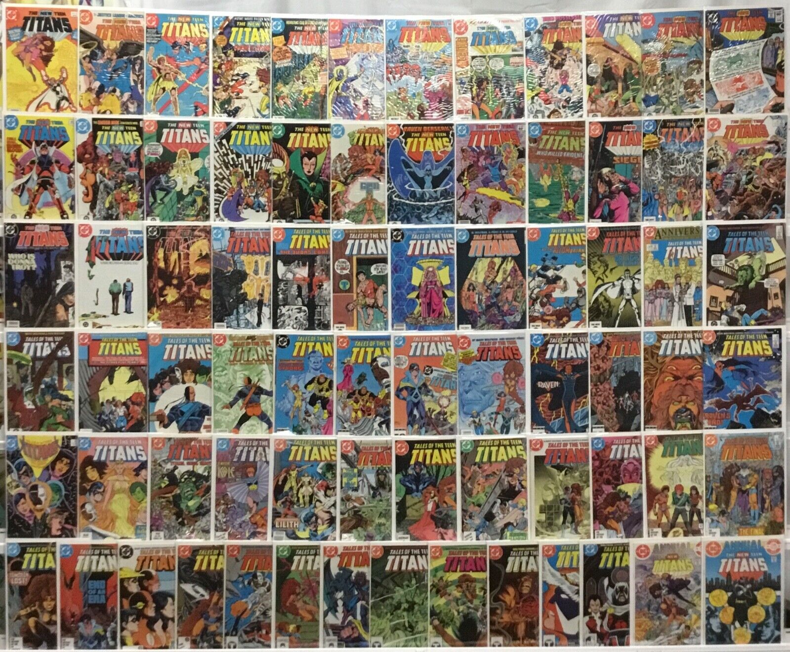 DC Comics The New Teen Titans Run Lot 3-89 Plus Annual 1,2 - Missing in Bio