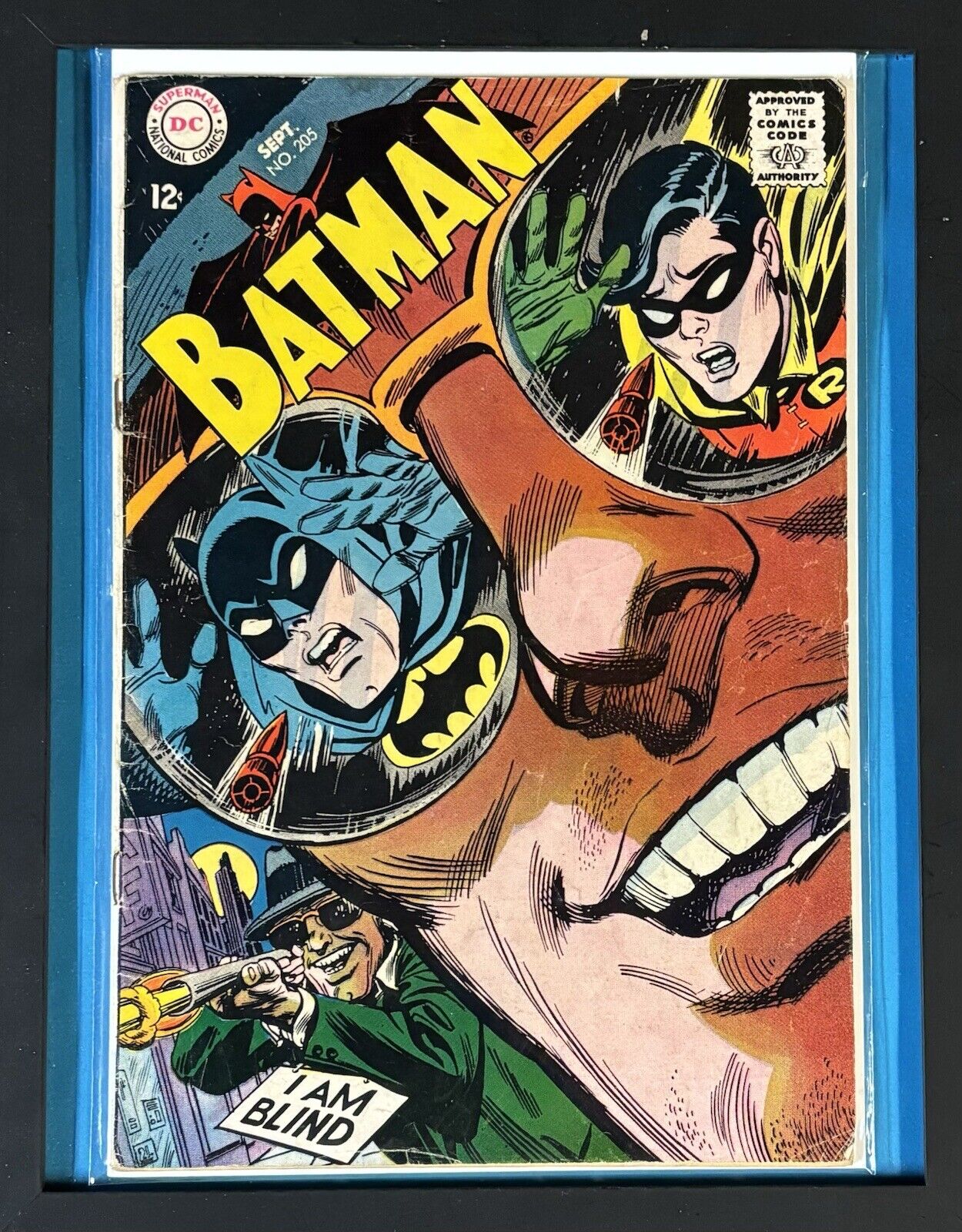 Batman #205  Good +/ 2.5 Robin The Schemer Irv Novick Art 1968 🤓