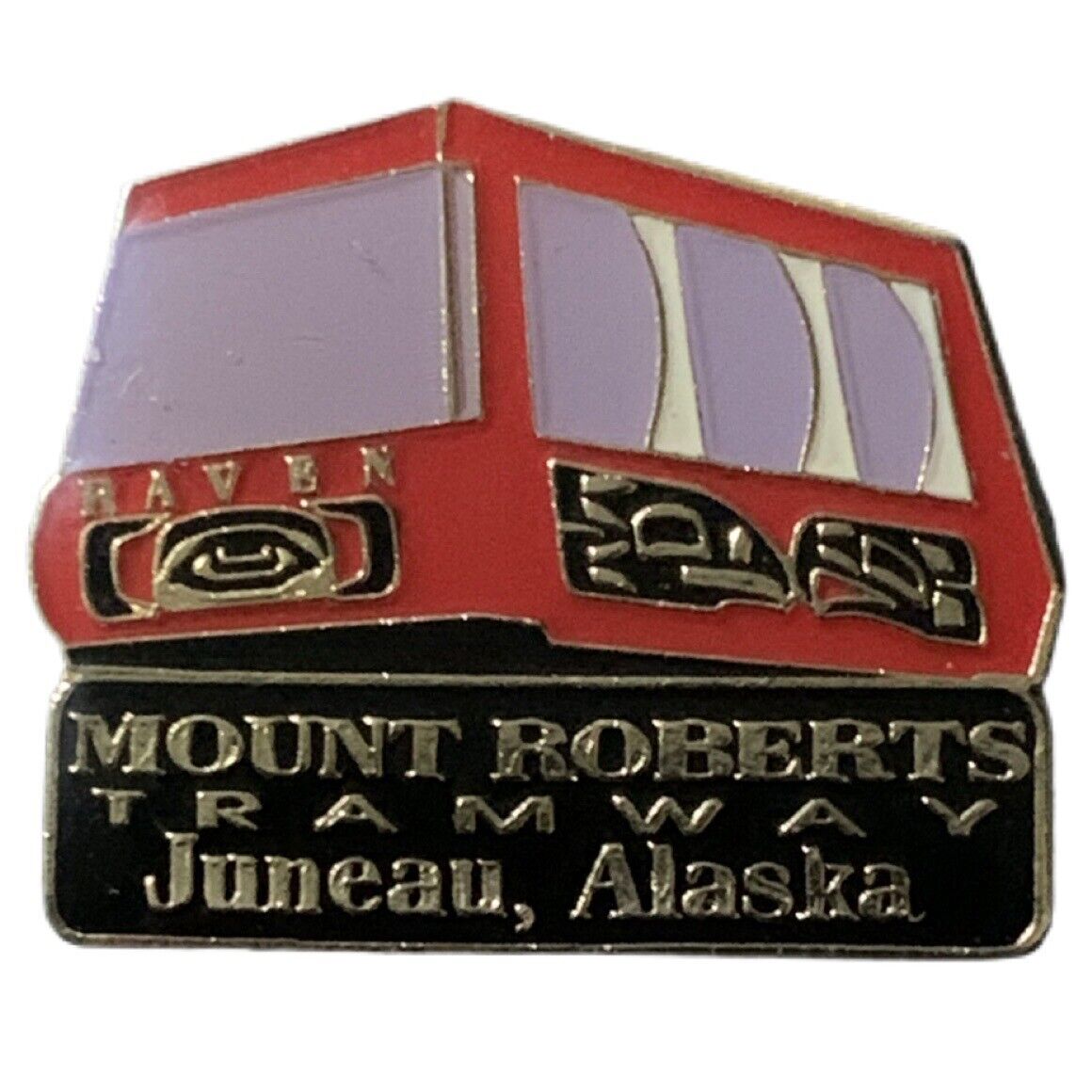 Vintage Mount Roberts Tramway Juneau Alaska Travel Souvenir Pin