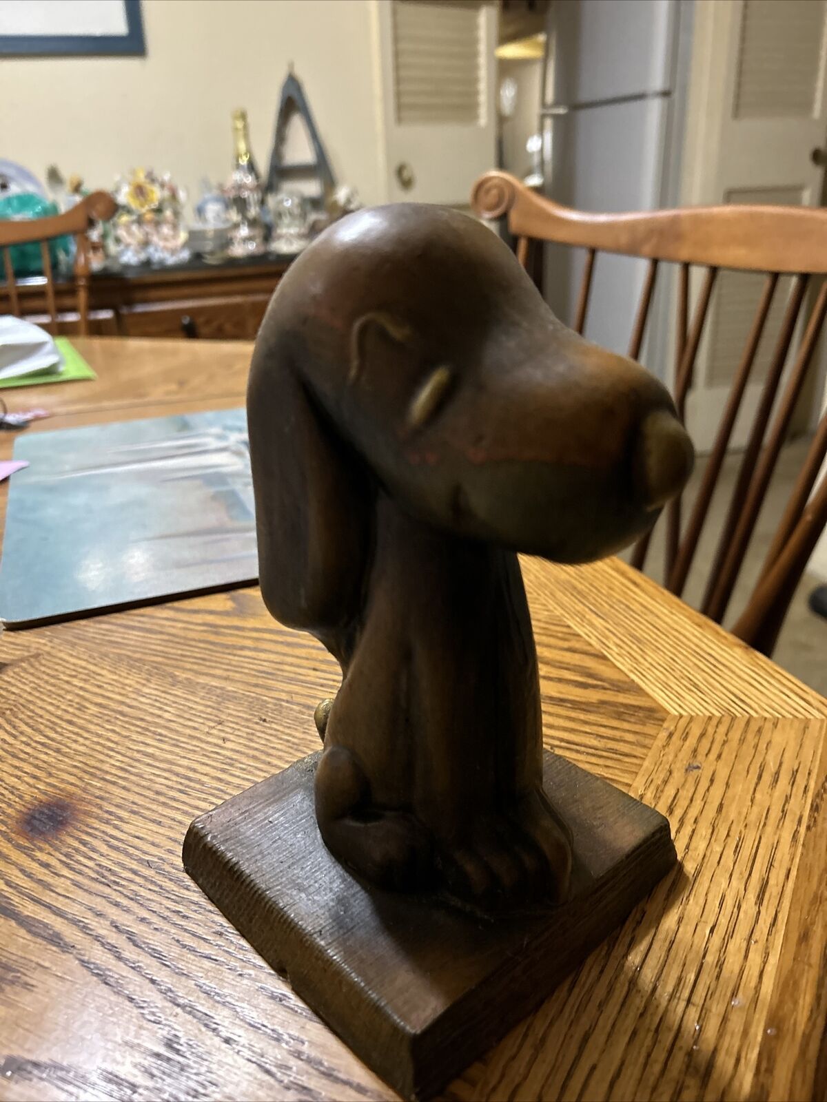 Rare Snoopy Hand Crafted Statue