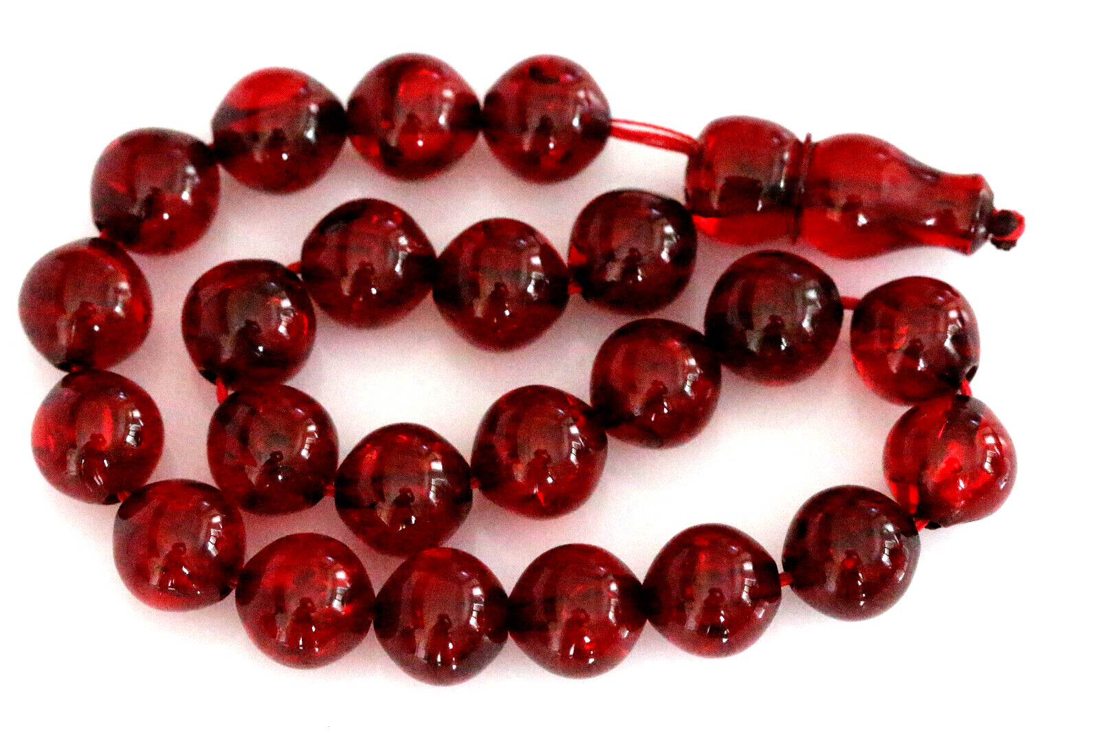 Closeout 42 Grams, Genuine Old Beauty Cherry Faturan 23 Rosary Beads of 16 mm