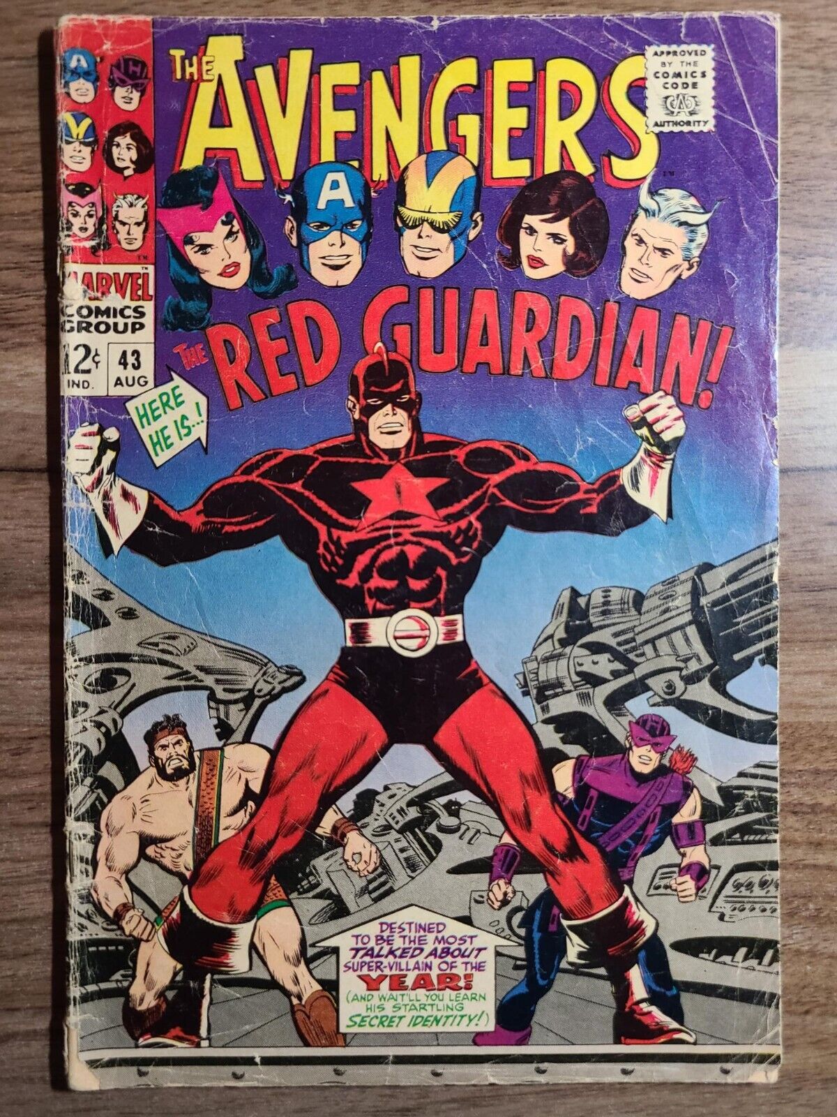 Avengers #43 (Marvel 1967) 1st Red Guardian