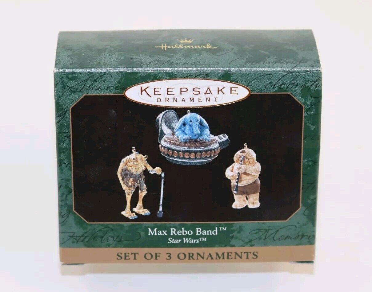 1999 Hallmark Keepsake Ornament Miniature Star Wars Max Rebo Band NIB