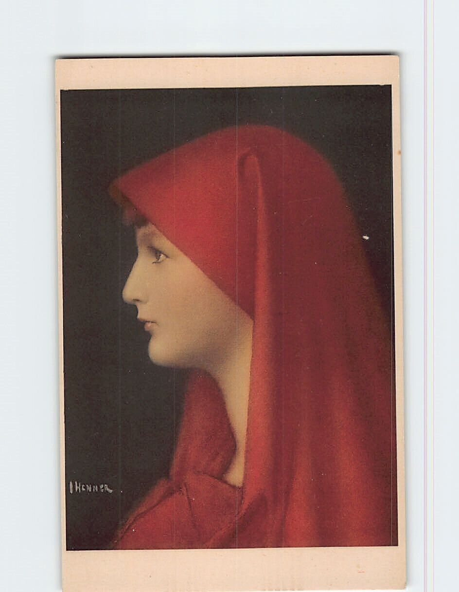 Postcard Fabiola By Henner, Musée Louvre, Paris, France