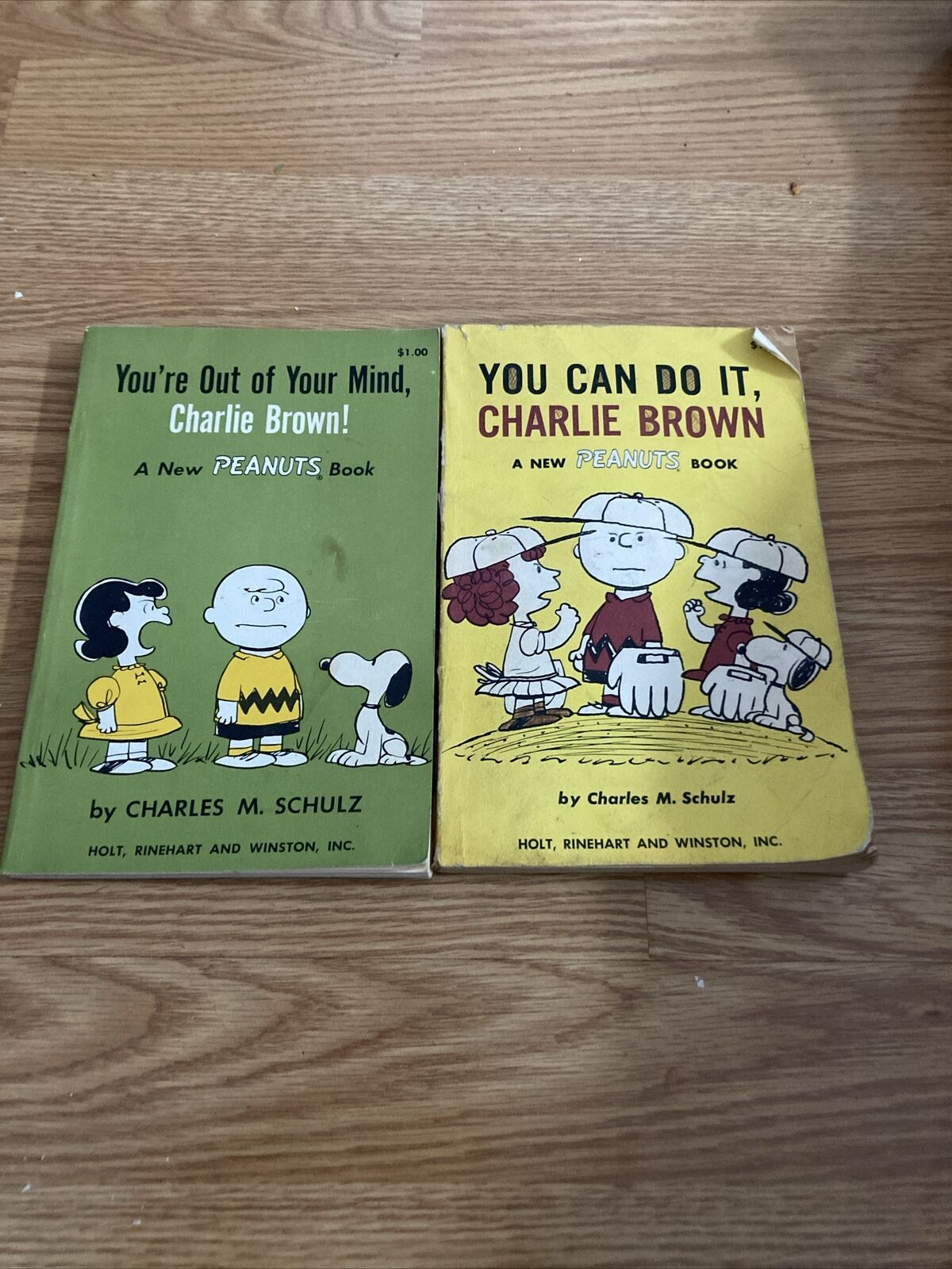 Vintage Charlie Brown, Peanuts Paperback Books From The 1960s