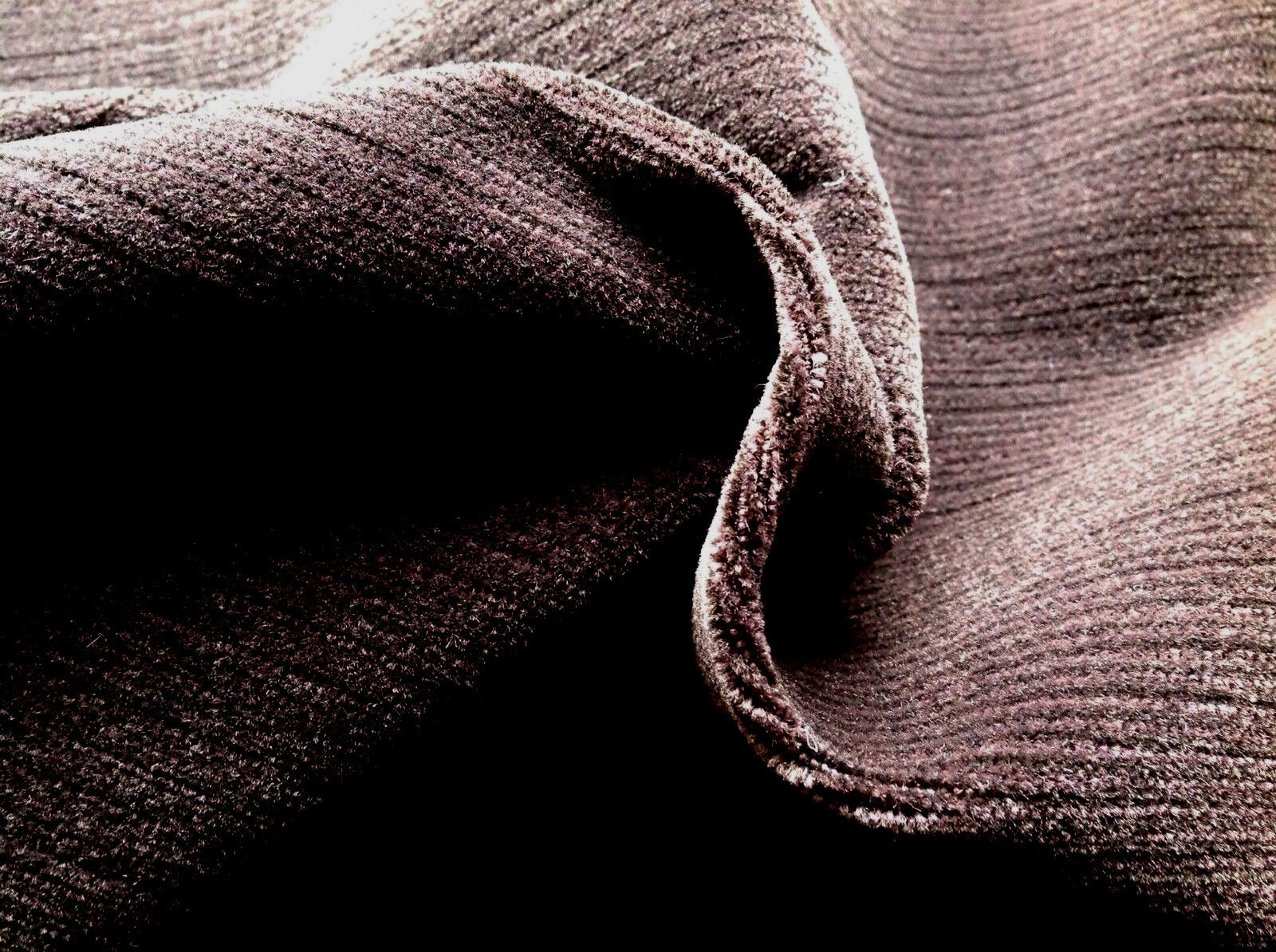 S. Harris Slubby Wool Velvet Upholstery Fabric- Copious/Mahogany 5.0 yd 8568116