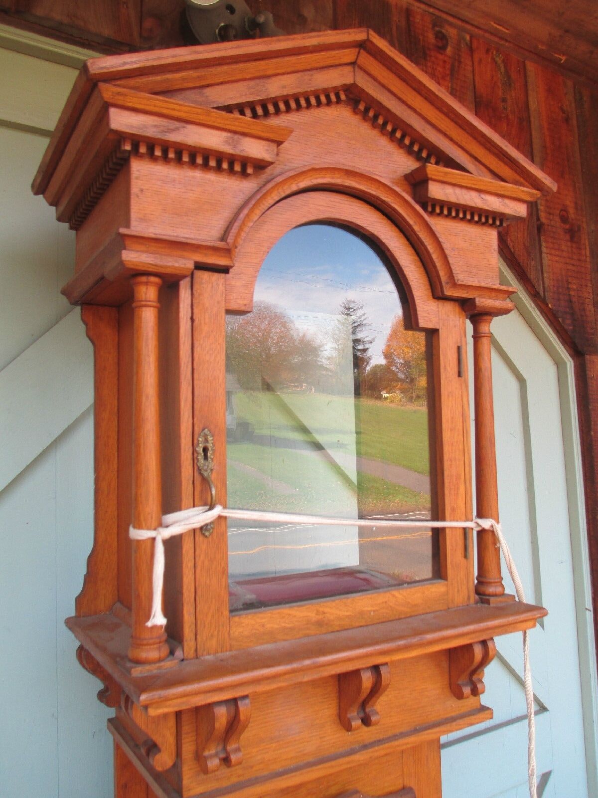 Victorian GRANDFATHER CLOCK part VICTORIAN delivery available-ask OAK FURNITURE 