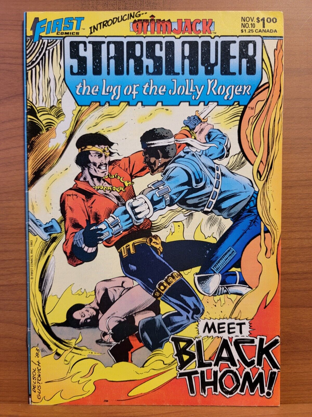 Starslayer #10 VG First Comics 1983 1st App. Grimjack