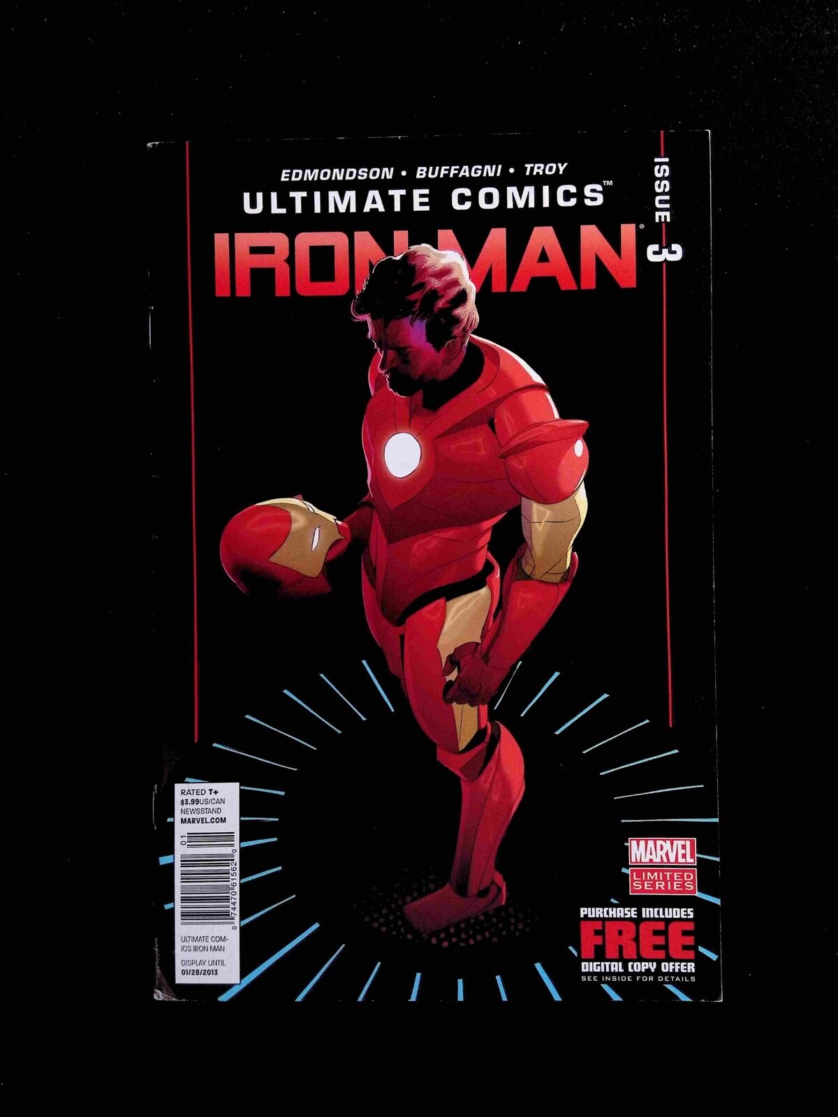 Ultimate Iron Man #3 3rd Series Marvel Comics 2013 VF Newsstand