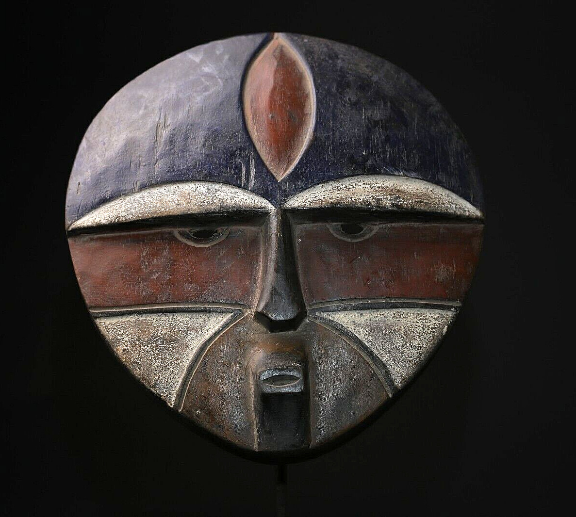 African Tribal Wood masks Hand Carved Passport Mask Lega people-G2111