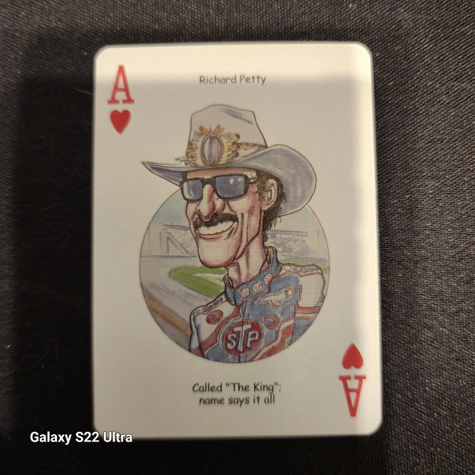 Richard Petty Ace of Hearts - The Original Auto Racing Legends Playing Card