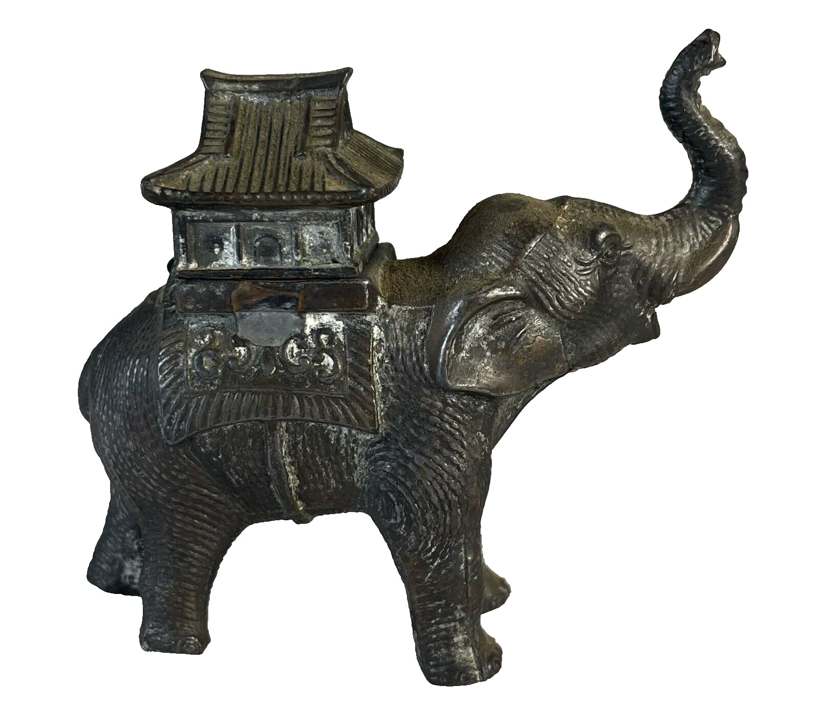 Rare Mid-Century figural Elephant Table lighter