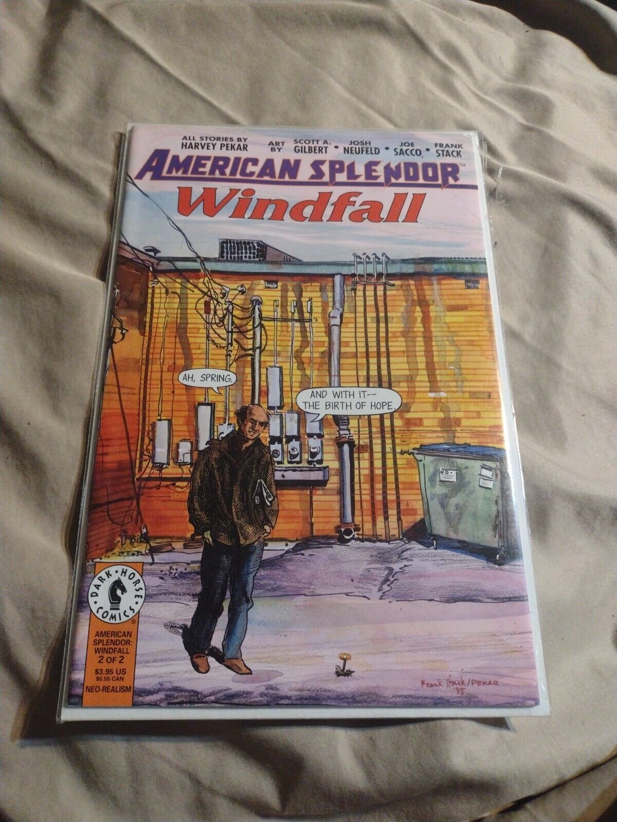 * American Splendor : Windfall # 2 * Harvey Pekar Dark Horse Comics 1995 … VF/NM