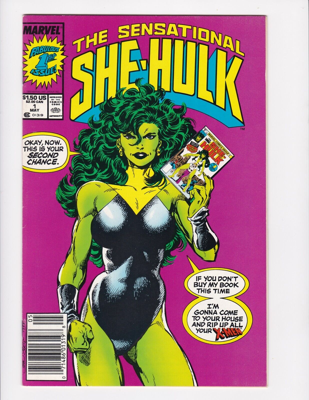 The Sensational She-Hulk #1 Marvel Comics 1989 High Grade 1st PRINT JOHN BYRNE