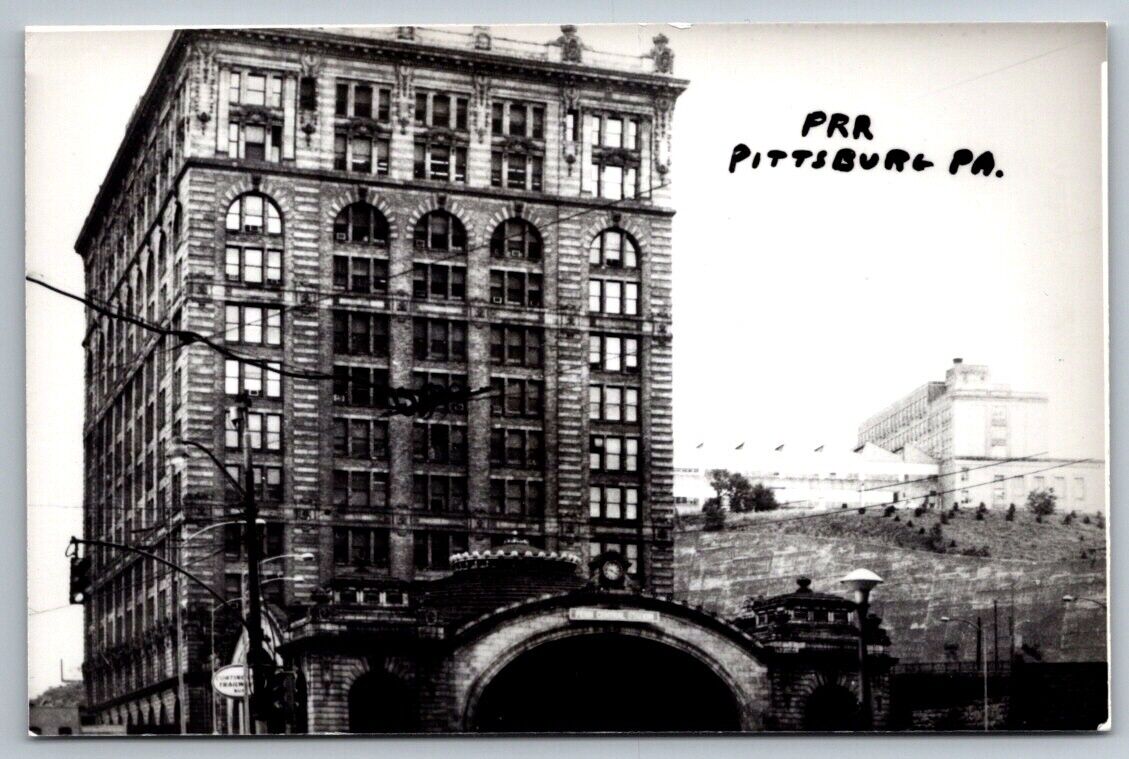 PITTSBURG PA PENNSYLVANIA Postcard P.R.R. Railroad Union Station