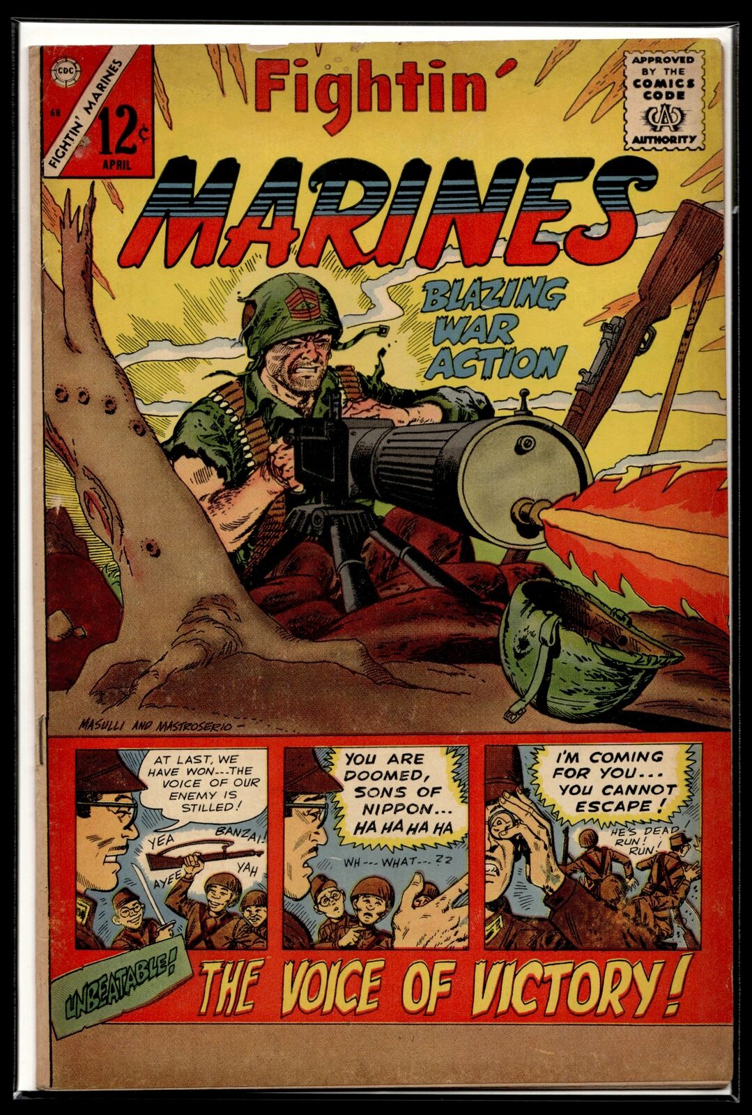 1966 Fightin' Marines #68 Charlton Comic
