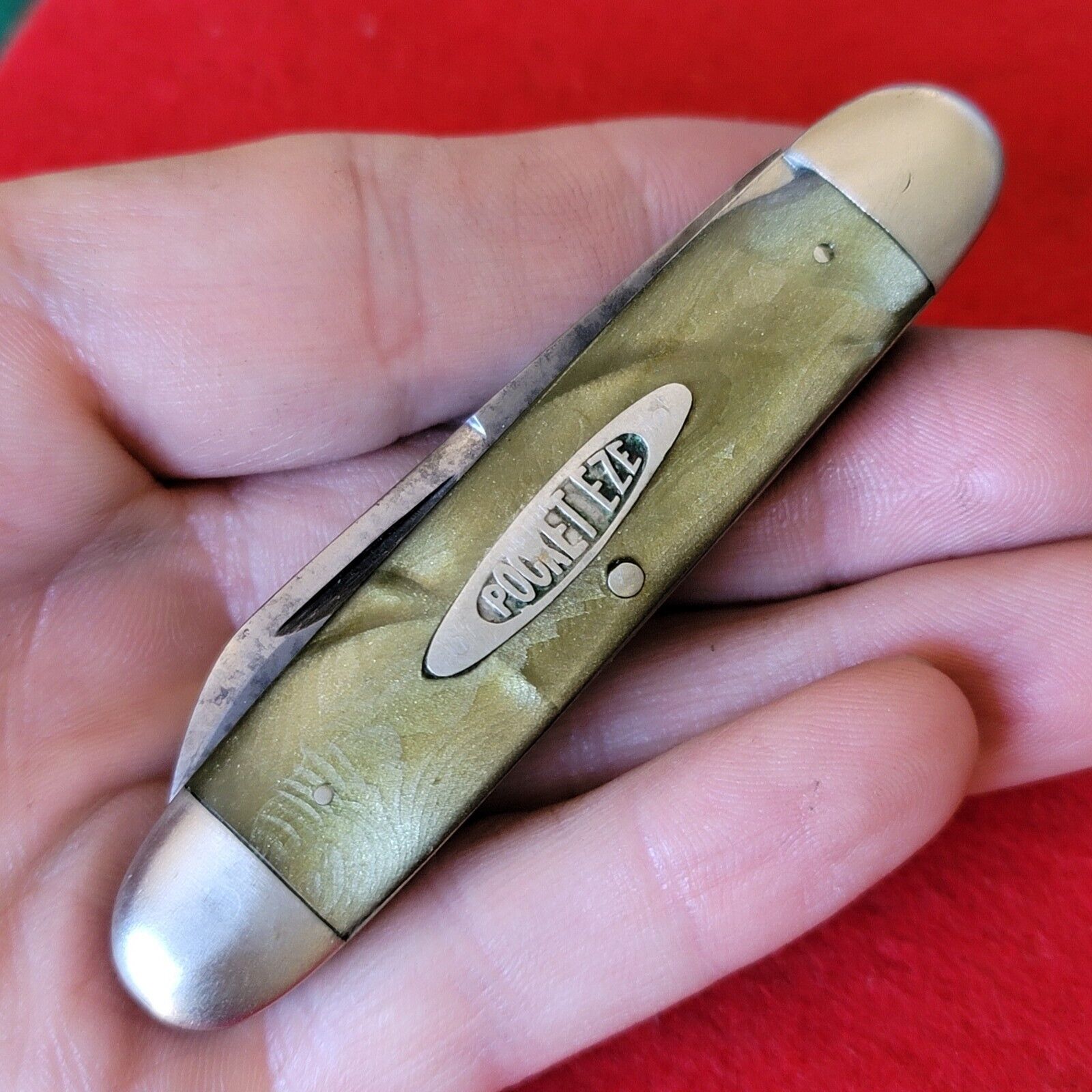 Old Vintage Antique Robeson Pocketeze Equal End Cigar Jack Pocket Knife