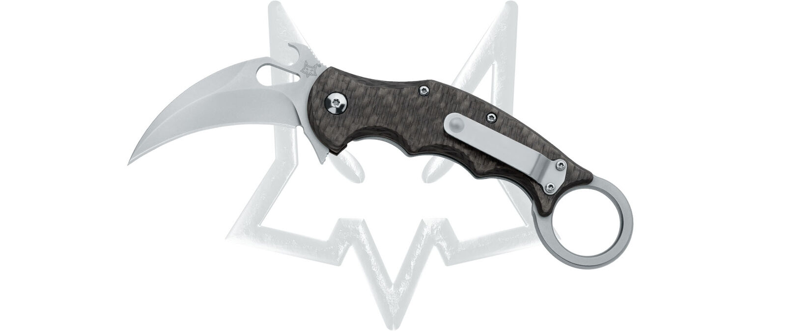 Fox Knives Karambit Frame Lock FX-599TICS Elmax/Carbon Fiber/Titanium