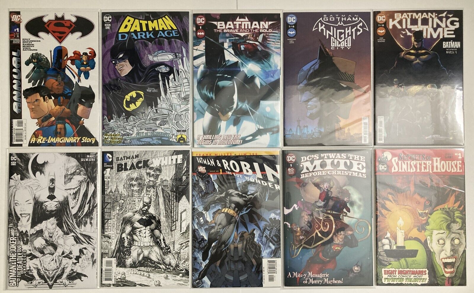 Batman Comic Lot - #1 issues - Mixed Lot of Batman and DC Comics