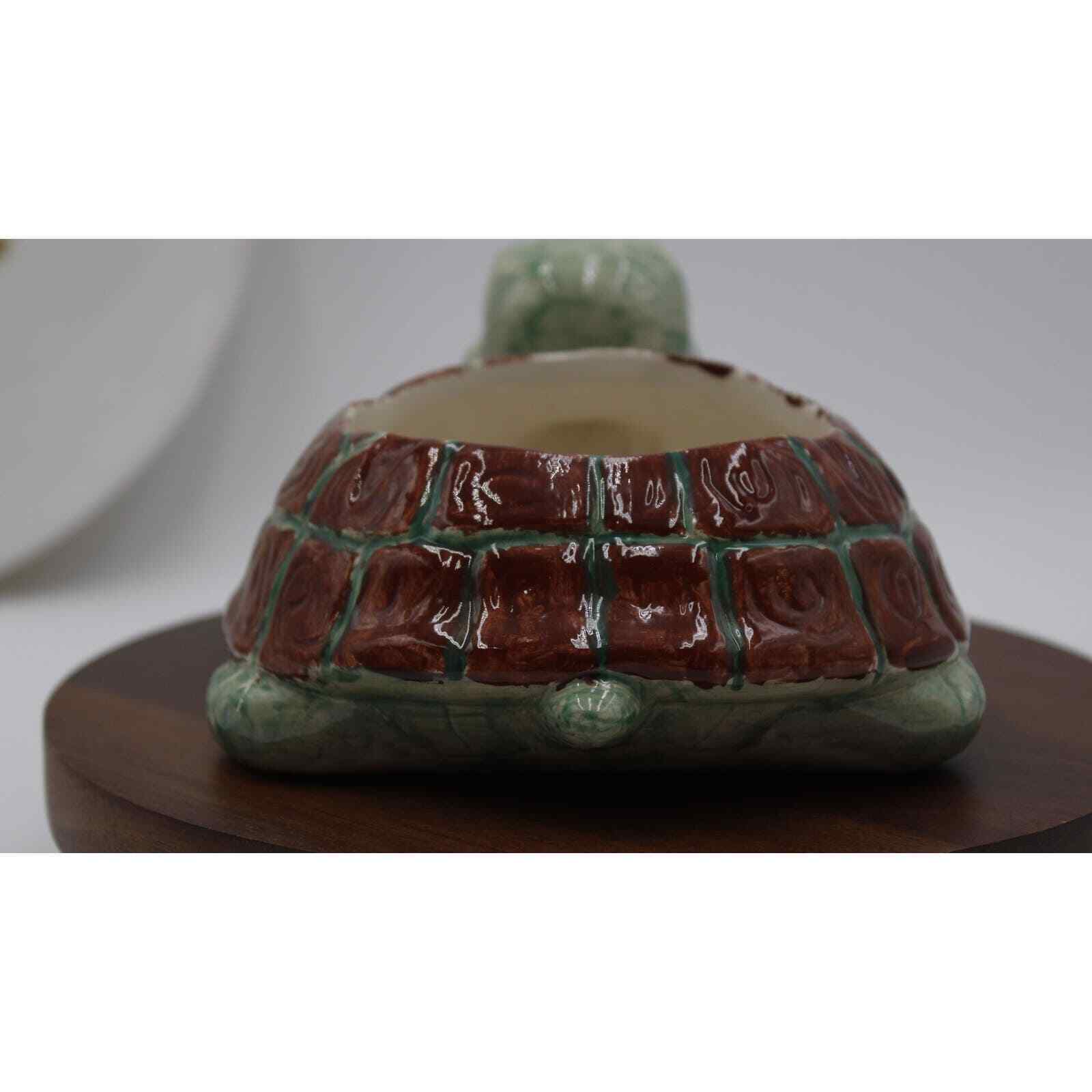 Turtle Planter Ceramic Painted