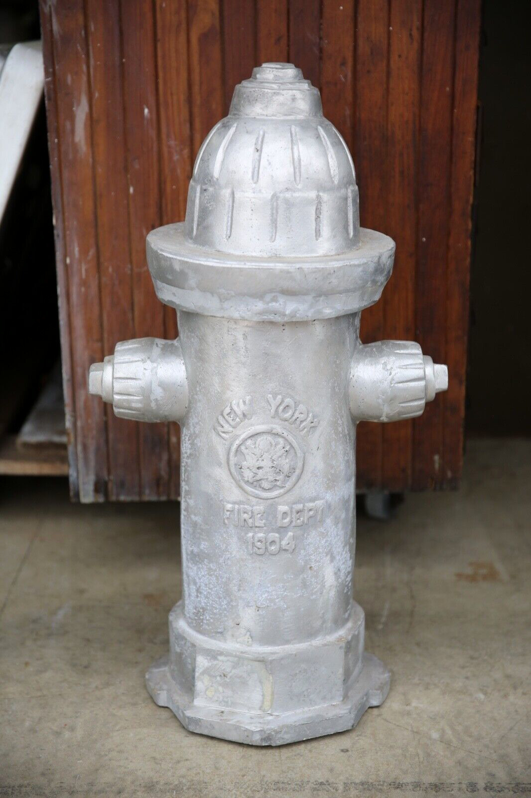 Vintage Cast Metal Fire Hydrant New York City 1904 Foundry Mold Casting statue
