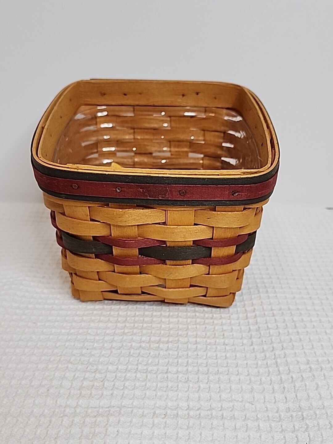 Longaberger 1998 Fathers Day Finders Keepers Basket with Plastic Protector