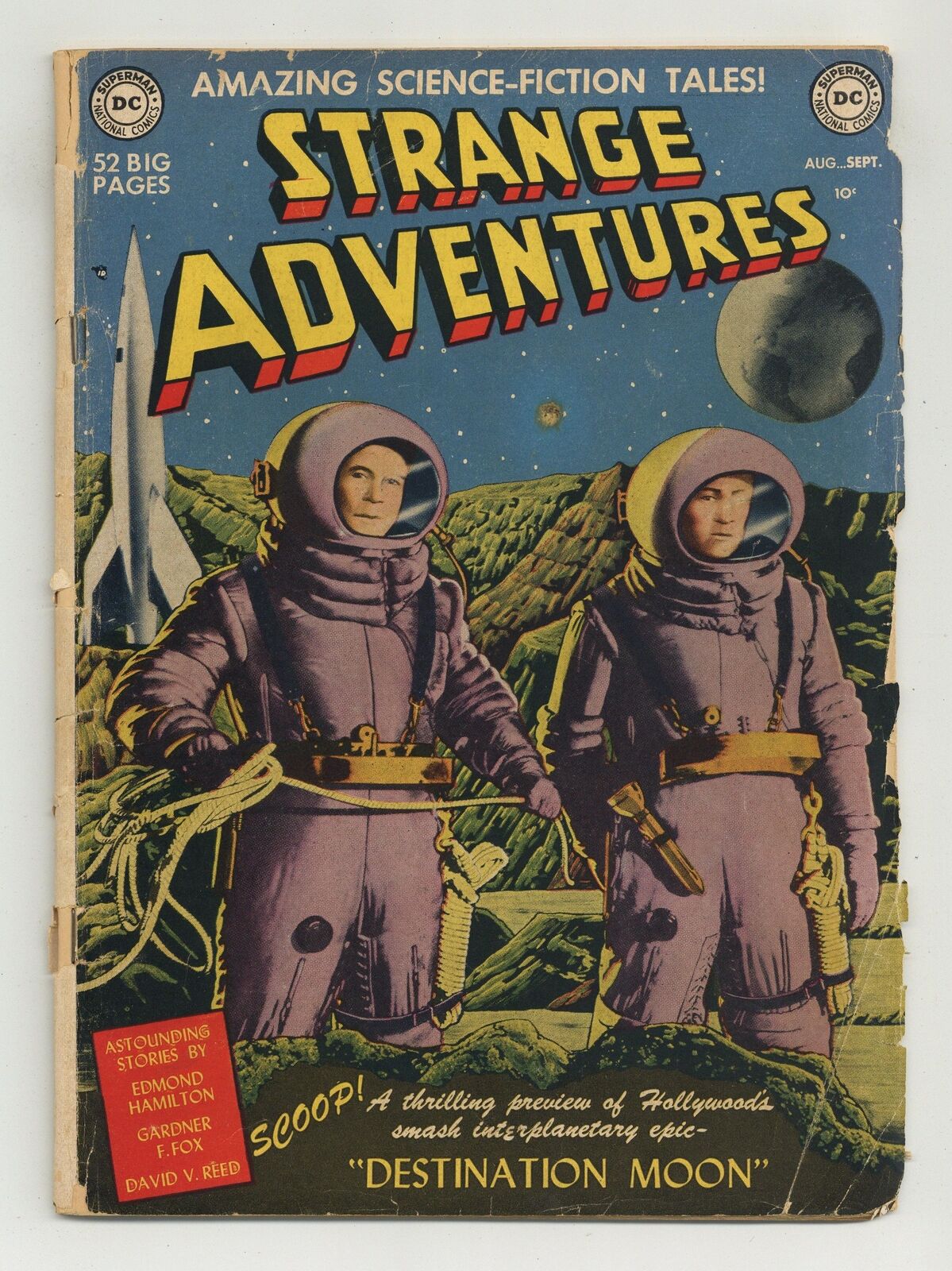 Strange Adventures #1 GD+ 2.5 1950