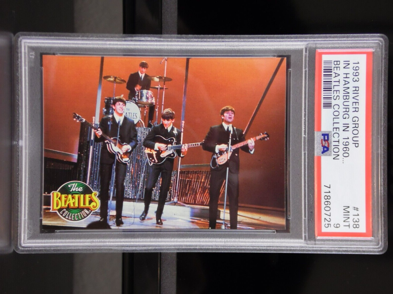 1993 River Group The Beatles Collection BEATLES 1960 HAMBURG Card 138 PSA 9 Mint