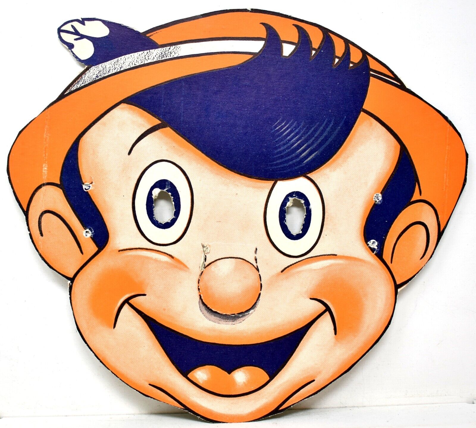 Vintage 1950s Pinocchio Mask Wheaties Cereal Box Walt Disney Cutout