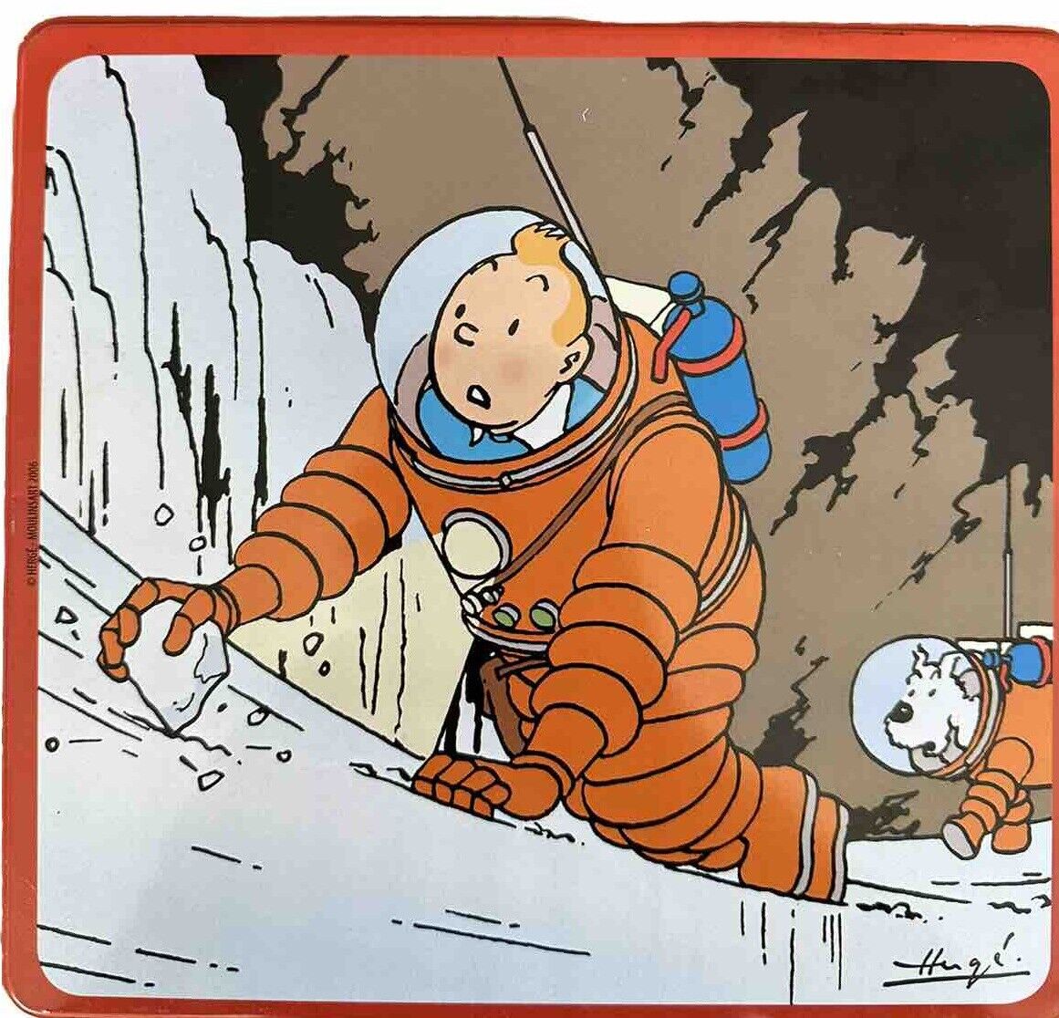 Delacre Tintin Hergé Moulinsart On A Marché Sur La lune